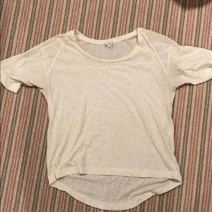 Gap Off White Slub Tee